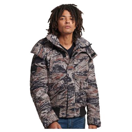 Superdry Code Xpd Everest Bomber Bomber Jacket Cinzento XL
