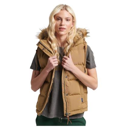 Superdry Vintage Everest Faux Fur Vest  S