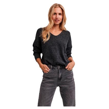 Vero Moda Doffy 10252090 V Neck Sweater Cinzento L