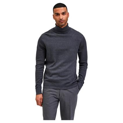 Selected Maine Roll Neck Sweater Cinzento XL