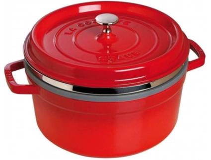 Caçarola STAUB (Vermelho - Ferro Fundido - 26 cm)