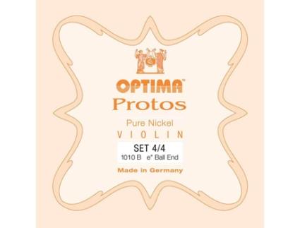 Optima Conjunto de Cordas Para Violino 4/4 Aço / Cromado