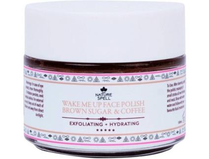 Máscara de Rosto NATURE SPELL Esfoliante De Açúcar Mascavo E Café (100 ml)