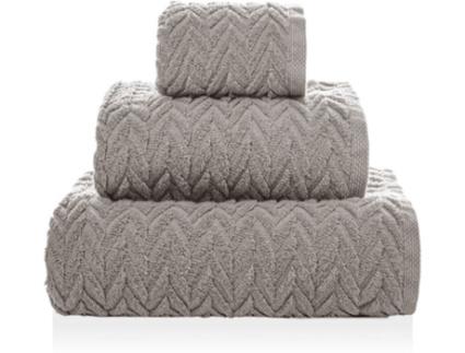 Toalha de Banho BEST INTERIOR Chevron (Castanho - Algodão - 70x140 cm)
