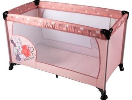 Berço de Viagem MINNIE MOUSE Rosa (120x65x76 cm)