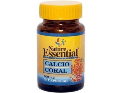 Suplemento Alimentar NATURE ESSENTIAL Cálcio Coral (50 cápsulas de 500mg)