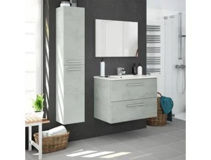 Columna de Baño Cemento Athena 2 Puertas ARKITMOBEL (Gris - Cemento - 30cm)