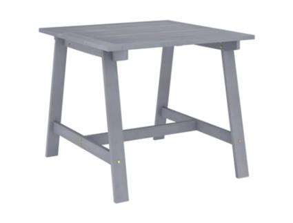 Vidaxl 5 Pcs Conjunto de Jantar Jardim Madeira Acácia Maciça Cinzento