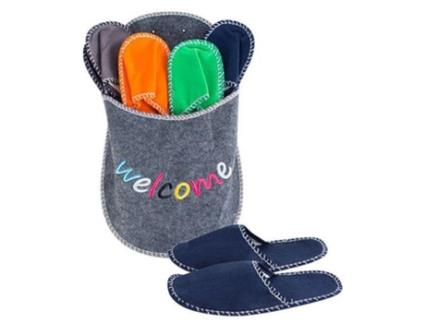 Suporte para Chinelos com Chinelos