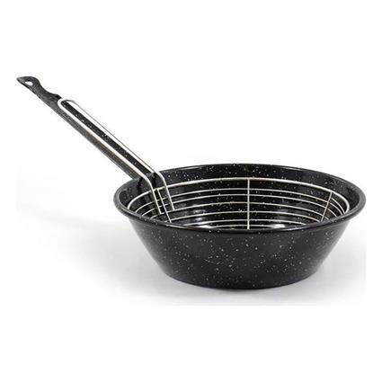 Frigideira  Fritadeira Aço esmaltado vitrificado - Ø 26 cm