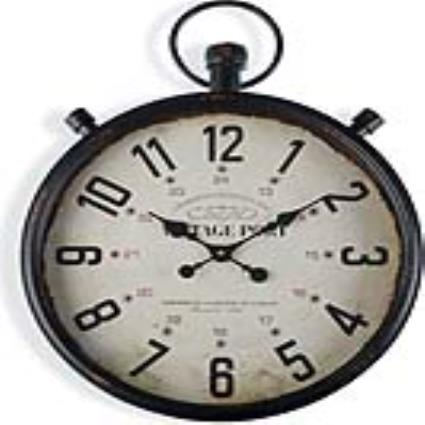 Relógio de Parede Metal (7 x 60 x 44 cm)