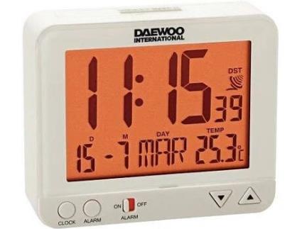 Relógio-Despertador  DBF120 - Branco