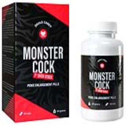 Comprimidos para o Crescimento do Pénis Monster Cock 