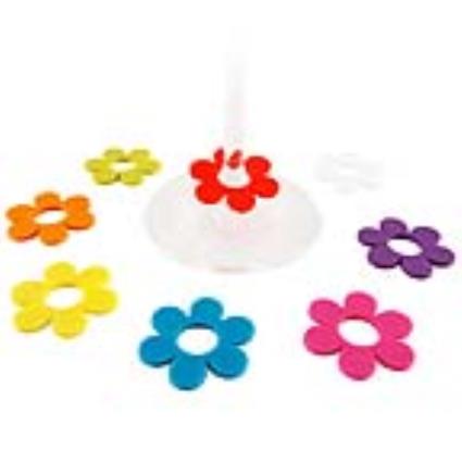 Identificador de Copos  Daisy (8 pcs) Silicone