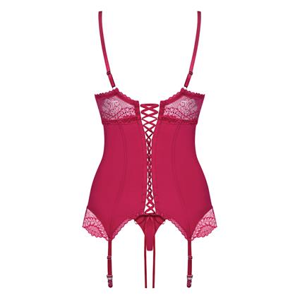 Babydoll & Tanga Rosalyne Corset  Vermelho - L/XL