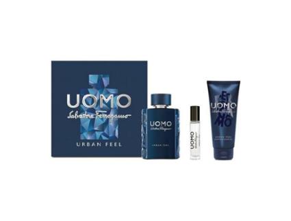 Conjunto de Perfume Homem Uomo Urban Feel  EDT (3 pcs) (3 pcs)