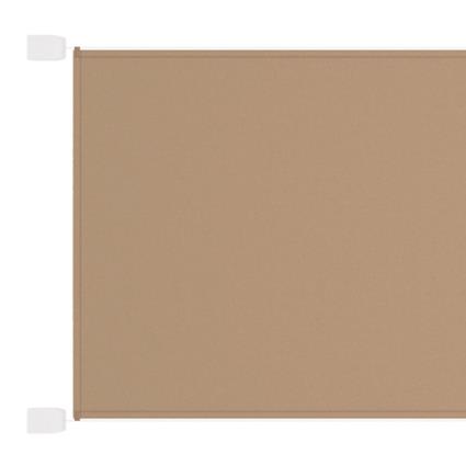 vidaXL Toldo vertical 300x270 cm tecido oxford cinza-acastanhado