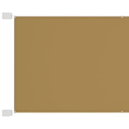 vidaXL Toldo vertical 300x360 cm tecido oxford bege