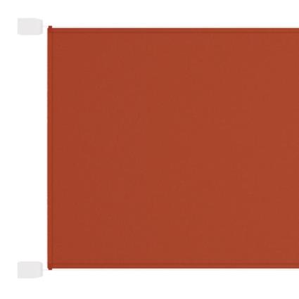 vidaXL Toldo vertical 60x1000 cm tecido oxford cor terracota