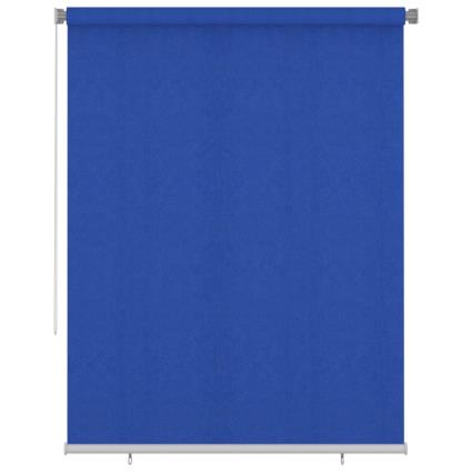 vidaXL Estore de rolo para exterior 180x230 cm PEAD azul