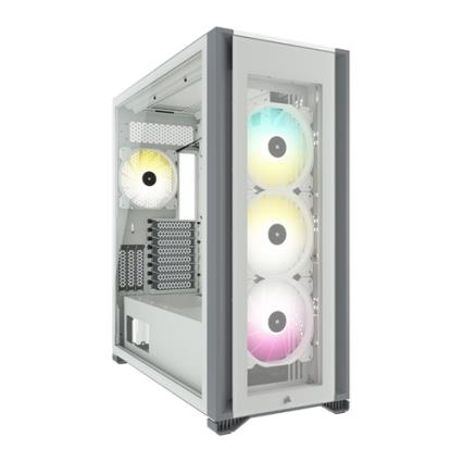 CAIXA E-ATX CORSAIR ICUE 7000X RGB VIDRO TEMPERADO BRANCA