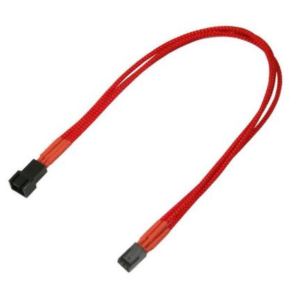 Nanoxia 900240227 30 Cm 3 Pins Connector Vermelho