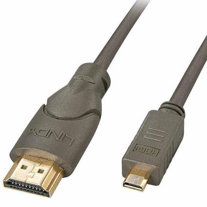 Lindy 901962089 2 M Hdmi To Micro Hdmi Cable Preto