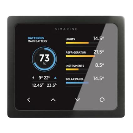 Simarine Mounting Panel Battery Display