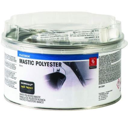 Soromap Plastoboat Polyester Mastic Branco 500 g