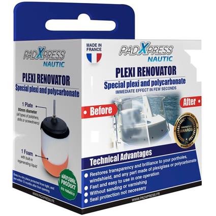 Padxpress Plate 80 Mm Plexiglass Renovator Branco 50g