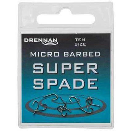 Drennan Super Spade Spaded Hook Prateado 12