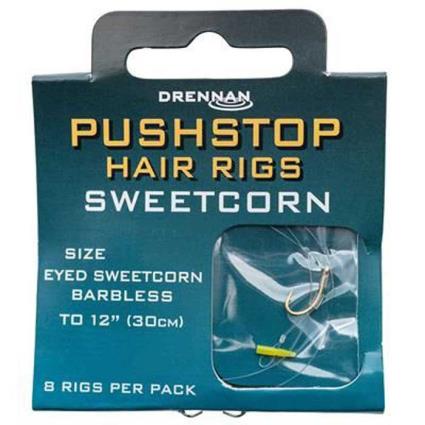 Drennan Pushstop Hrig Sweetcorn Tied Hook Dourado 14