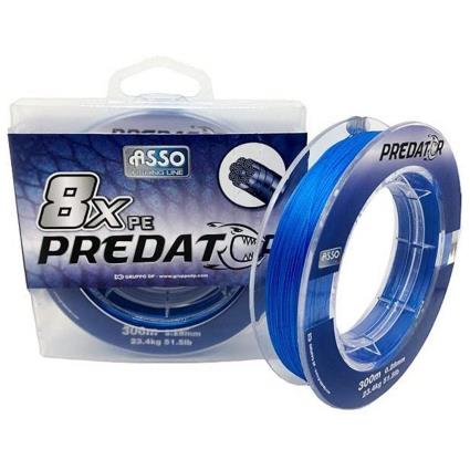 Asso Pe Predator 8x 300 M Braided Line  0.520 mm
