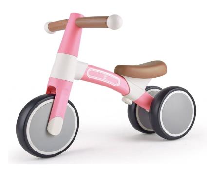 Minha 1º bicicleta de equilíbrio Vespa Rosa