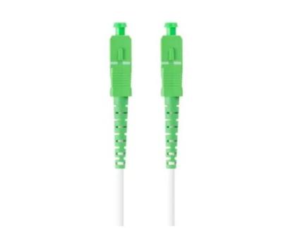 Latiguillo Fibra 20m Lanberg Mono Sc/apc-sc/apc Simplex G657b3 Lszh Blanco