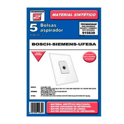 Bolsa Sobresselente para Aspirador  915639 (5 uds)