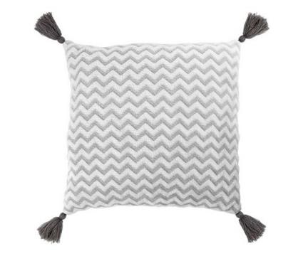 Almofada Zig-zag (40 X 40 cm) 119635 - Azul Marinho