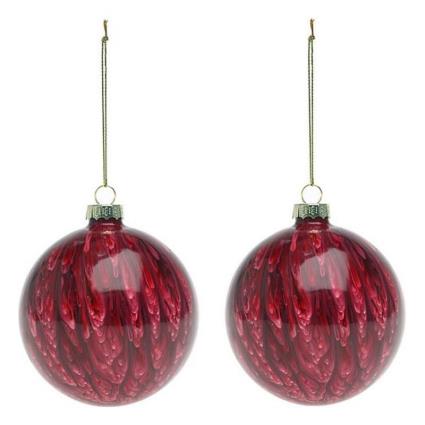 Bolas de Natal (2 pcs) 113572 - Castanho