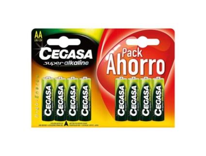 Pilhas Alcalinas  LR6 AA 1,5V (8 uds)