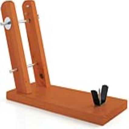 Suporte para Presunto de Madeira  Teruel Madeira Madeira e metal (44,5 x 18 x 33 cm)