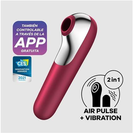 Estimulador de Clitóris Dual Love Vermelho