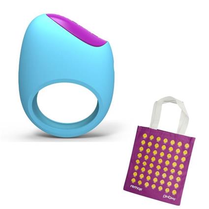 Anel Vibratório Remoji Lifeguard Azul  3712