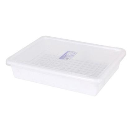 Caixa de Armazenagem com Tampa - 34 x 26,5 cm - 4 L