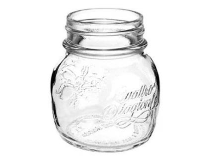 Frasco de Vidro Bormioli Quattro Stag Cristal - ø 7,5 x 8,3 cm - 150 cc