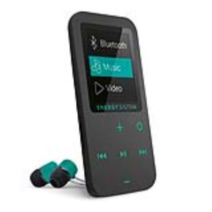 Reprodutor MP4  426461 Touch Bluetooth 1,8 8 GB Preto