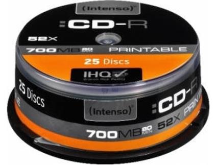 CD-R Printable  1801124 52x 700 MB 25 pcs