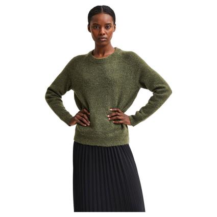 Selected Lulu O Neck Sweater Verde XS