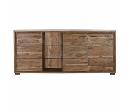 Aparador DKD Home Decor Castanho Cristal Acácia