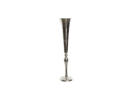 Vaso DKD Home Decor Prateado Alumínio Moderno (24 x 24 x 104 cm)