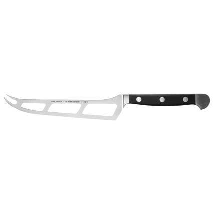 Gude Alpha Cheese Knife 15 Cm Pom Preto,Prateado